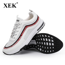 XEK 2018 Spring Shoes Men Breathable Mesh Casual Shoes Men Comfortable Fashion EVA Tenis Masculino Adulto Sneakers ZLL349 2024 - buy cheap