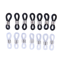 100PCS Silicone Glass Chain Connection Glasses Chain Antiskid Rubber Ring Strap Extension Spring Rope 2024 - buy cheap