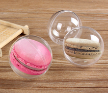 5cm diameter Round Macaron Packaging Box,transparent Macaron plastic pvc Box , clear Macaron Display candy Box 2024 - buy cheap