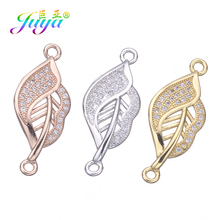 Juya DIY Women's Jewelry Components Handmade Creative Flower Leaf Connectors Accessoreis For Earrings Bracelets Making Material 2024 - buy cheap