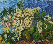 Buy art canvas online Blossoming Chestnut Branches Vincent Van Gogh reproduction paintings Hand painted High quality 2024 - buy cheap