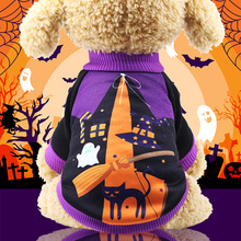 Pet Clothes Halloween Pumpkin Witch Winter Clothing for Dogs Cat Puppy Chihuahua Dog Clothing Outfit Sweater Halloween Carnival 2024 - buy cheap