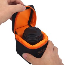 Soonhua bolsa de lente de câmera acolchoada de 7mm, bolsa protetora macia e durável para lente da câmera dslr 2024 - compre barato