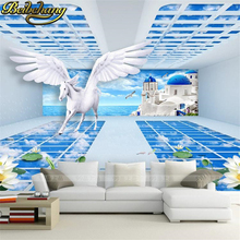 Beibehang-papel de pared 3D a gran escala, papel de pared en relieve tridimensional, telón de fondo, paredes de papel tapiz de TV minimalistas modernas 2024 - compra barato