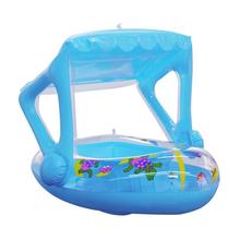 Flotador de piscina para bebé, barco inflable de dibujos animados para niños, tumbonas, Asiento de baño para bebé, juguetes de piscina al aire libre de verano 2024 - compra barato