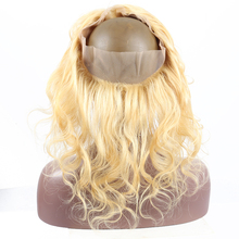 613 Blonde Color 360 Lace Frontal Closure Pre Plucked With Baby Hair Brazilian Body Wave 100% Human Hair Ever Beauty Hair Remy 2024 - buy cheap