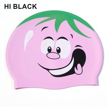 Lovely swim caps in pool Diving Swimming hat silicone swimming cap for Children kids Girls Boys Adults Cartoon Waterproof hat 2024 - buy cheap