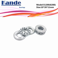 Kande 51200 8200  10x26x11 bearing  4pcs Flat Thrust Ball Bearing  Axial thrust bearing 51200 2024 - buy cheap