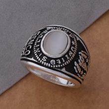 Atacado de alta qualidade banhado a prata moda jóias anéis WR-365 2024 - compre barato