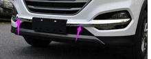 ACCESSORIES FIT FOR 2015 2016 2017  for HYUNDAI TUCSON TL CHROME FRONT BUMPER GRILL FOG LIGHT COVER 2024 - buy cheap