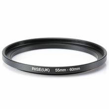 Новое металлическое кольцо-Адаптер 55 мм-60 мм 55-60 мм 55-60 повышающее кольцо-фильтр для sony canon nikon dslr камеры цена доставки 2024 - купить недорого