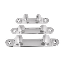Straight Fairlead High Quality 316 Stainless Steel Marine Sailing Boat Deck Cleat Bow Chock Marin grade surface polishing 2024 - buy cheap