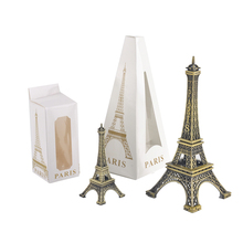 Decoración de escritorio para el hogar, estatuilla de la Torre Eiffel de París, estatua de decoración Vintage, modelo de arte artesanal, regalos creativos, recuerdo marrón, 8/15cm 2024 - compra barato