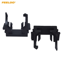 FEELDO-Adaptador de bombilla LED H1 para coche, Base de soporte para Ford Focus Fiesta Mondeo H1, actualización halógena a enchufe LED, 2 uds., #5542 2024 - compra barato