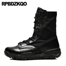 Military Canvas Shoes Suede Tactical Black Desert High Sole Men Army Ankle Thick Soled Boots Italian Platform Full Grain Combat 2024 - buy cheap