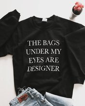 Sugarbaby/сумки под глазами, дизайнерский свитшот, черный джемпер с круглым вырезом для женщин и девочек 2024 - купить недорого