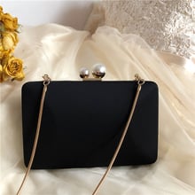 Pearl Evening Bags  Beaded Day Clutch Women's Silk Purse Handbags Wallet Evening Wedding Clutches Bag Party 2024 - buy cheap