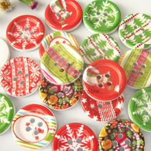 Christmas buttons 144pcs 4 holes 18mm printing wood buttons Christmas buttons for sewing diy crafts decorative accessories 2024 - buy cheap