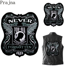 Prajna remendo traseiro de motocicleta, remendo de ferro em rock, grandes patches bordados para roupas, adesivos de jaqueta, emblemas diy 2024 - compre barato