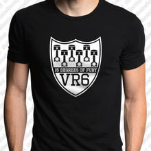 Vr6 "15 Degrees Of Fury" Crest T-Shirt Germany Classic Car Mk3 Mk4 Mk5 Gti R32 Engine Golfer Euro fashion Men Printed T Shirt 2024 - buy cheap