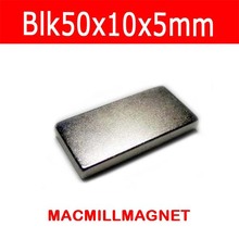 Super strong rare earth Neo Neodymium Magnets 4pcs/pack, block50x10x5mm Brand New Strong Permanent Magnet 2024 - buy cheap