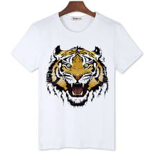 bgtomato New arrival popular Tiger print t shirt men hot sale active 3D shirt Brand good quality comfortable modal tops shirts 2024 - buy cheap