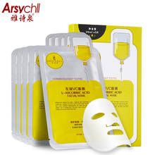 ARSYCHLL Natural silk L-Ascorbic Acid Facial mask Skin Care cleansing acne facial face mask beauty whitening facial cloth mask 2024 - buy cheap