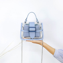 PVC Beach Handbags Ladies Fashion Women's Waterproof Transparent Tote Purse Female Chains Summer Jelly Crossbody Bags Messenger 2024 - buy cheap