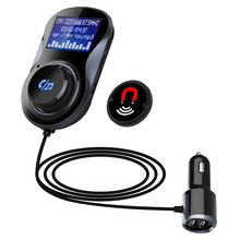 Handsfree Bluetooth FM Transmitter Wireless In-Car FM Modulator Audio Car Mp3 Player Car Kit with LCD Display 2024 - buy cheap
