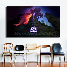 Dota épico 2 papel de parede, arte e impressão para parede, pôster e pintura em tela, imagem decorativa para escritório, sala de estar, decoração de casa 2024 - compre barato