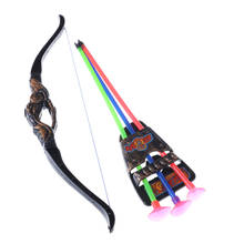 35Cm Children Outdoor Funny Plastic Archery Children'S Bow And Arrow Toy For Shooting Toys Boy Gifts With Sucker 1Set 2024 - buy cheap
