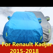 Для Renault Kadjar 2015-2018 утолщенная Автомобильная одежда Пылезащитная изоляция от дождя и снега Защита от Солнца Автомобильные аксессуары 2024 - купить недорого