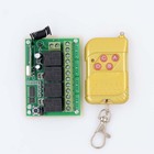 Interruptor de controle remoto sem fio dc12v 10a 4ch canal rf 315 mhz/433 mhz receptor transmissor com controle de cor dourada 2026 - compre barato Interruptor de controle remoto sem fio dc12v 10a 4ch canal rf 315 mhz/433 mhz receptor transmissor com controle de cor dourada 2026 - compre barato
