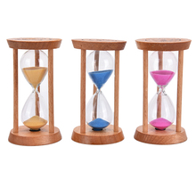 1PCS 3 Mins Hourglass Wooden Frame Sandglass Sand Glass Hourglass Home Kitchen Timer Clock Decor Gift 2024 - buy cheap