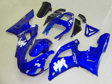 Kit carenagem de motocicleta para yamaha, yzfr1 98 99 yzf r1 1998 1999 yzf1000 yzfr1, conjunto de carenagens em plástico abs azul legal + presentes yc06 2024 - compre barato