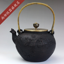 Cast Iron Teapot Japanese Tea Pot Set Tetsubin Kettle 1200ml Drinkware Kung Fu Tools Infusers Stainless Steel Strainer Teakettle 2024 - buy cheap