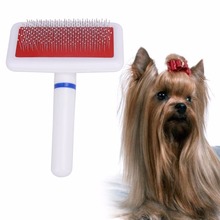 1 PC Aço Precisa Yokie Gilling Comb para o Cão Do Gato Cão Escova Rake Comb Massagem Grooming Ferramentas de Beleza do animal de Estimação Escova acessórios do cão 2024 - compre barato