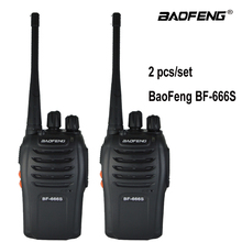 2pcs Baofeng BF-666s Walkie Talkie 16CH Practical Two Way Radio UHF 400-470MHZ Portable Ham Radio 5W Flashlight 2024 - buy cheap
