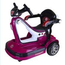 Música led crianças veículos elétricos de controle remoto scooter pára-choques carro rotativo bebê deriva elétrico carro para crianças passeio em brinquedos 2024 - compre barato