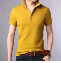 Summer Hot Polo Shirt Men Short Sleeve Polo Shirt Casual Shirts Slim Fit Cotton Men's Polo Dress Shirts Hot Sale 2024 - buy cheap