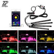 Lámpara de neón ZD para coche, para Android ios, Control por aplicación, para Mercedes W203 W204 E36 BMW E90 F30 F10 Volvo XC60 XC90 Alfa Romeo Audi A5 A3 A7 2024 - compra barato