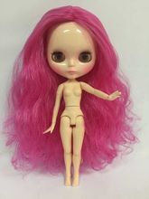 R3 комбинированная телесная кукла Blyth, Заводская кукла с розовыми красными волосами, модная Кукла, подходит для самостоятельной смены BJD Игрушки для девочек