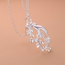 peaceful hand silver plated Necklace New Sale silver necklaces & pendants /EDYQIPXD OGNQOHQF 2024 - buy cheap