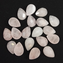 high quality Pink Crystal Natural stone beads cab cabochon section Teardrop 13x18MM charm for jewelry making Fashion 20Pcs/lot 2024 - buy cheap