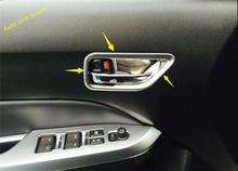 Accesorios Interior reparación Kit Interior manija de la puerta de mando de moldura de cubierta de Marco apto para Suzuki Vitara 2015 - 2021 ABS 2024 - compra barato