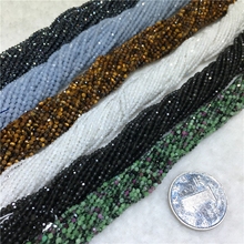 2MM 1Strand-190Pcs Section 100% Natural Blue Moonlight Titanium Magnetite Bead Strands Semi-precious Stone Jewelry Loose Beads 2024 - buy cheap