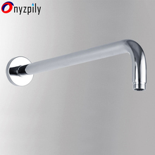 Free Shipping Chrome Shower Faucet Fix Arm Brass Brass Wall Ceiling Mounted Ceiling 2024 - buy cheap