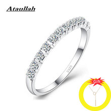 Ataullah-anillos de boda románticos personalizados para hombre y mujer, anillo para amante de taladro de una sola fila, joyería RW015 2024 - compra barato