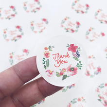 3.5CM Rose Flower Thank You Sealing Label Adhesive Kraft Baking Seal Sticker Gift Stickers Students' Funny DIY Work 160pcs/lot 2024 - buy cheap