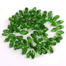 198pcs 6x12mm Green Crystal Glass Waterdrop Crystal Beads Teardrop Beads Briolette Crystal Jewelry Loose Pendant  DIY 2024 - buy cheap